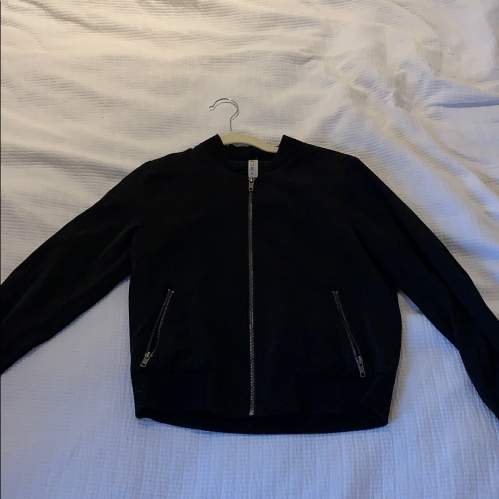 Nordstrom Black Bomber Jacket